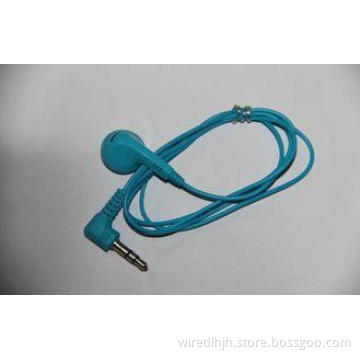 Portable Blue Airplane Hands Free Earbuds , Noise Reduction